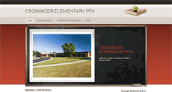 Desktop Screenshot of croningerpta.org